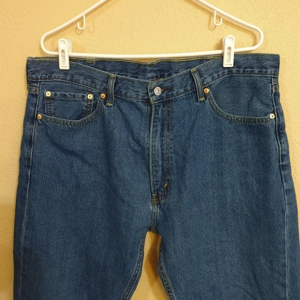 Men's Levi's 505 Straight Leg Jeans Size 40x29 - Picture 4 of 10